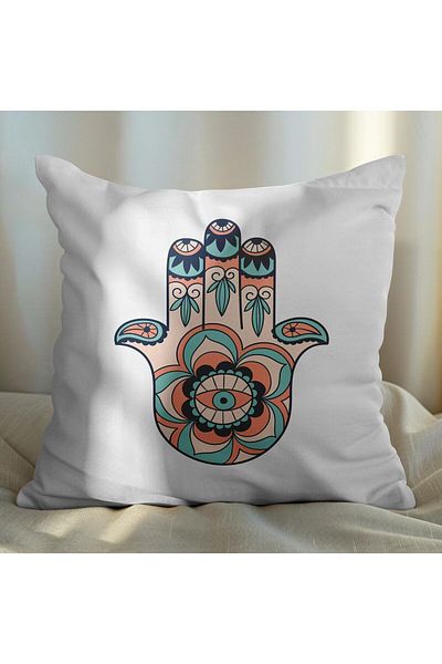 EJOYA Fatma Ana - Set of 2 Designed Pillow and Throw Pillow 45cm 113432
