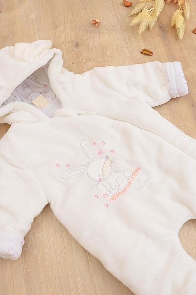 Sitilin Welsoft Plush Astronaut Figured Baby Jumpsuit - Girl Boy Stl6778