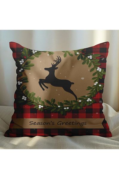EJOYA Special Designed New Year 2-piece Pillow Set - Inner and Throw Pillow Case 45cm 113623