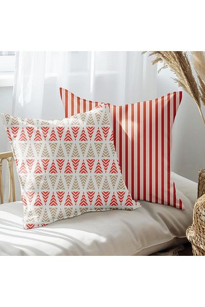 EJOYA Pernă din 2 piese și husă de pernă cu design modern 45 cm 113632