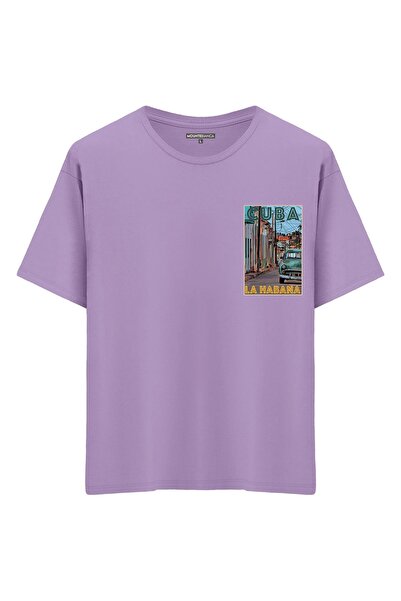 Mounte Bianca Unisex Kuba - Oversize kroj T-shirt