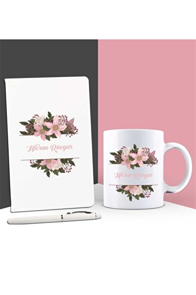 EJOYA Kişiye Özel Isimli Defter Kupa Ve Kalem Set 85989
