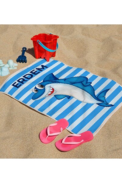 EJOYA Kişiye Özel İsimli Çocuk Plaj Havlusu 113118