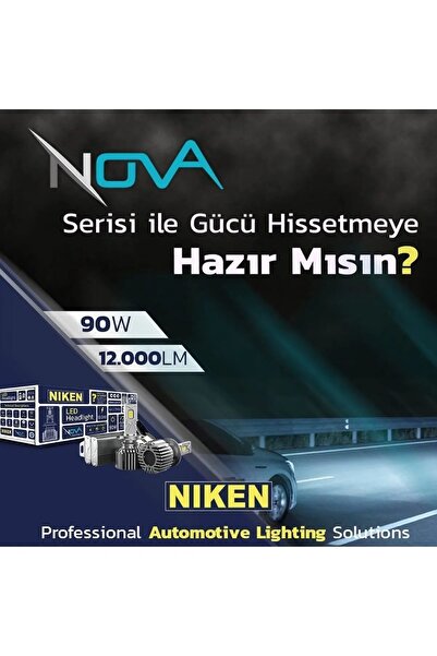 Niken LED ZENON NOVA SERİSİ 24.000 LÜMEN