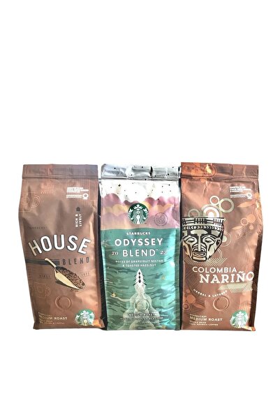 Starbucks القهوة الأساسية أوديسي ميند آند هاوس وكولومبيا 3x250 جرام