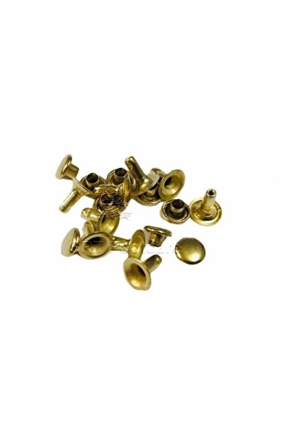 srtfootcare 6 Mm Antik Kahve Perçin Rivet 0 No 50 Adet (LEATHERCRAFT, DERİ HOBİ)