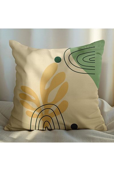 EJOYA 4-piece Floral Design Pillow and Throw Pillow Set - 45cm 113780