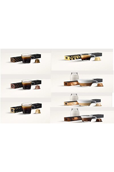 Nespresso Barista Creations Sütlü Tarif Kapsül Kahveleri Fındık Vanilya Karamel Çikolata Chiaro Scuro Corto