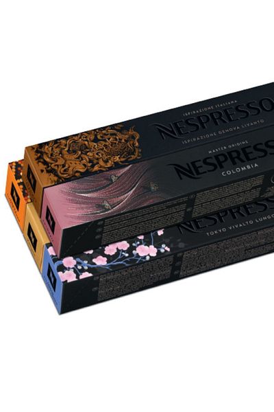Nespresso Balanced Coffee Flavours Collection X 10 Boxes (100 CAPSULES)