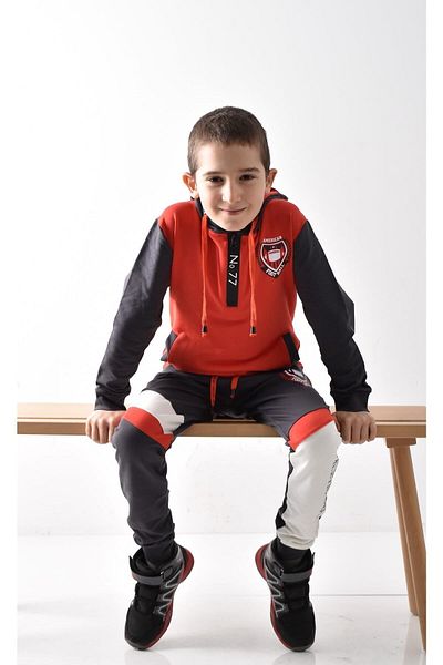 Banadamoda Boy's Printed Tracksuit Set