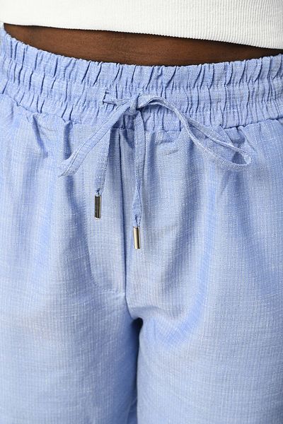 Orfeo Negro Pantaloni obișnuiți de damă, de culoare uni, cu talie elastică