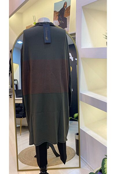 MissWhence Mi̇sswhence Khaki Knitwear Tunic - 248