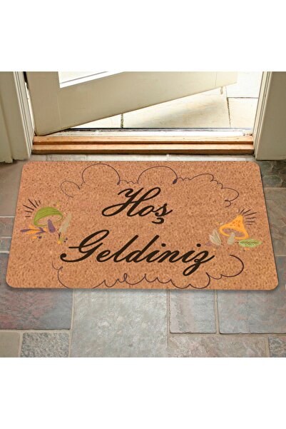 M&H Quality Modern Digital Printed - Welcome Written Mat, Non-Slip Base and Hooded Knitted Blouse
