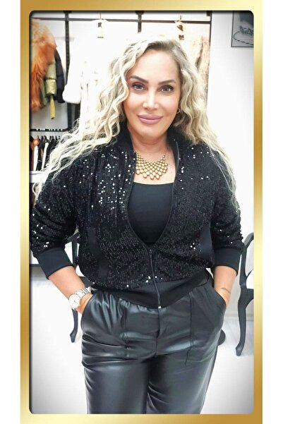 Nox By Sibel Şentürk Payetli Bomber