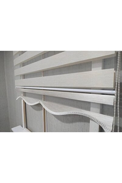 NetworkAvm KREM DÜZ ZEBRA STOR PERDE ETEK DİLİMLİ(ALÜMİNYUM KASA+ETEK DİLİMİ ...