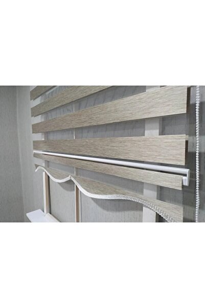 NetworkAvm Bambu Kahverengi R-07 Zebra Perde Etek Dilimli Hediye (alüminyum K...