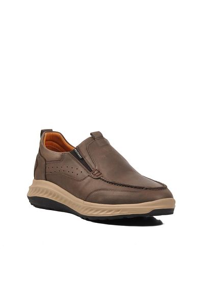 Dr.Flexer 191104   Model Orthopedic Men's Leather Casual Shoes - Brown