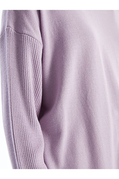 LC Waikiki Half Turtleneck Plain Long Sleeve Women's Knitwear Tunic