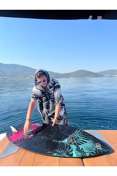 SOLENROSA Πετσέτα Poncho Πετσέτα παραλίας