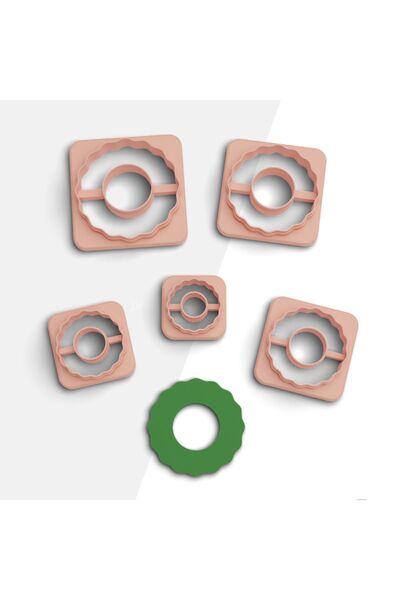 brocutters Christmas Wreath - Polymer Clay Cutting Mold, Ceramic Earring and ...