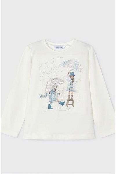 MAYORAL Graphic Patterned Long Sleeve Body