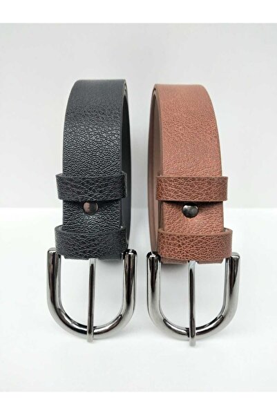 Gradelli Kadın Kemer Ikili Paket Siyah Taba