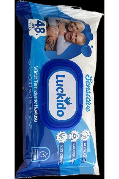 Luckido Vücut Temizleme Havlusu 48'Li Paket
