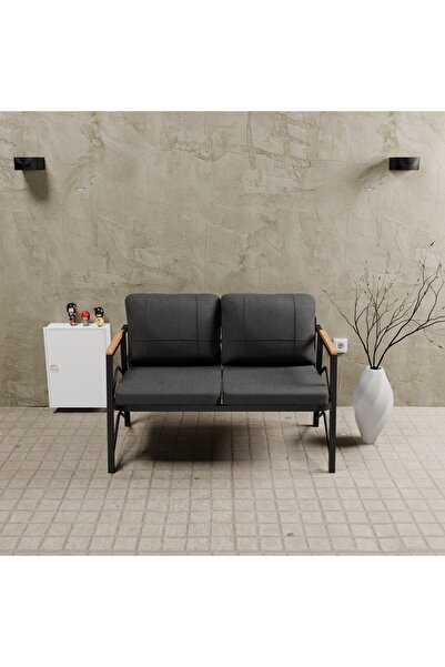 MB GARDEN FURNITURE Simetri Model, Balkon, Bahçe, Cafe, Metal Koltuk Takımı, Bahçe Takımı , Çay Seti, ikili süngerli