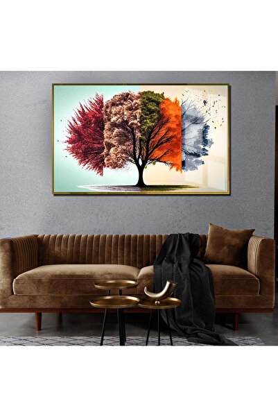 Harikabirev HARİKABİREV | TABLA ARBORELE VIEȚII MULTICOLORE | TABLA DE STICLA...