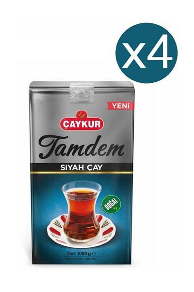 Çaykur Tamdem Bergomotlu 1 Kg X 4 Pieces