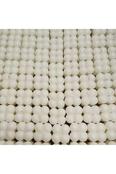 ERSE HOME 24 Adet Dekoratif Mini Bubble Mum Seti