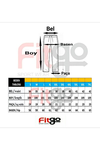 FİTGO Gri 2 Iplik Kumaş Baggy Düz Paça Rahat Kesim Eşofman Altı