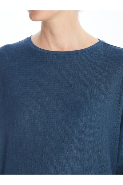 LC Waikiki Női tunika - Crew nyakú, tömör, hosszú ujjú