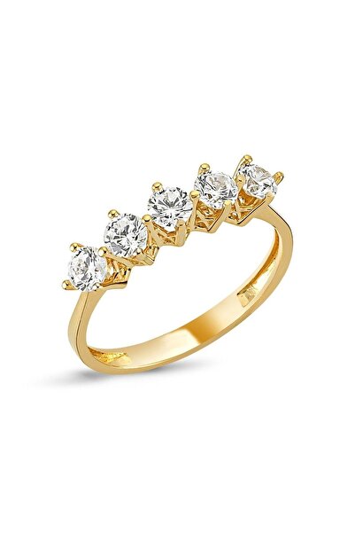 NAZ PIRLANTA Altın Beştaş Yüzük