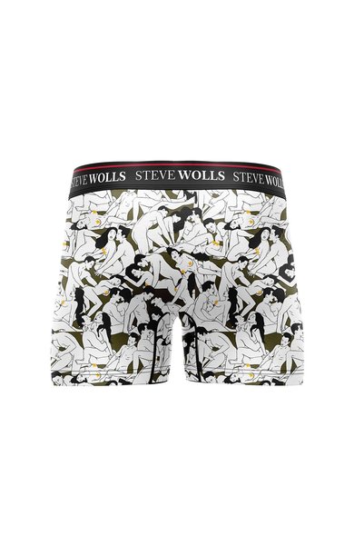 Steve Wolls Men's Women's Men's Patterned Single Digital Print Boxers - 1037