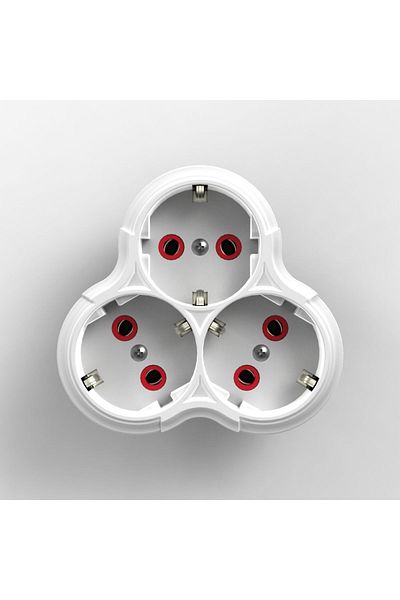 Toptancı Amca Triple Grounded Plug Socket (Daisy) MULTIPLEXER WIRELESS 2 PCS