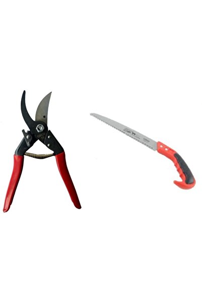 Akgün Turco T7 Değişken Ağızlı Bahçe Ağaç Bağ Budama Makası + Saplı Ağaç Buda...
