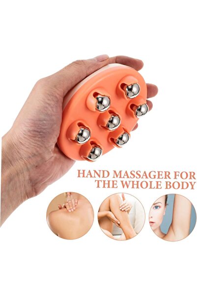 Genel Markalar Bilyeli Vücut Masaj Aleti Kullanışlı 7 Top El Masaj Aleti Gevş...