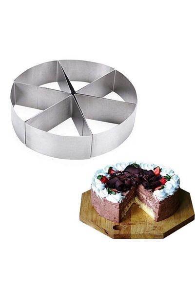 Nar kalıp 5cm Deep Set of 6 Pomegranate Round Slices Cake Cake