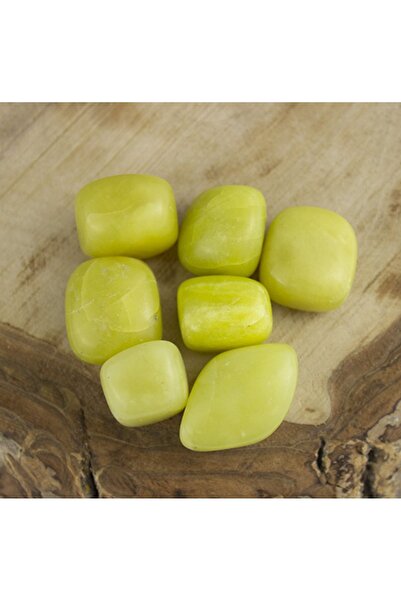 Mystic Energy 1 Adet Tamburlanmış Doğal Zebercet Taşı |barit-dumortierit-fuksit Doğaltaş | Hediyelik Doğaltaş