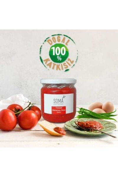Soma Kadın Atölyesi Yöresel Menemen Sosu Acılı 380 Gr