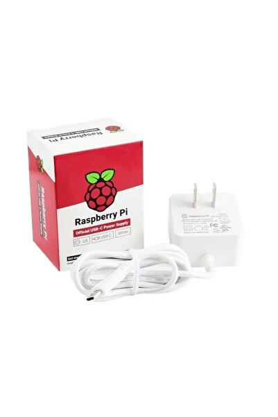 Raspberry Pi 4 Güç Adaptörü Orijinal Usb-c Tipi 5v 3a