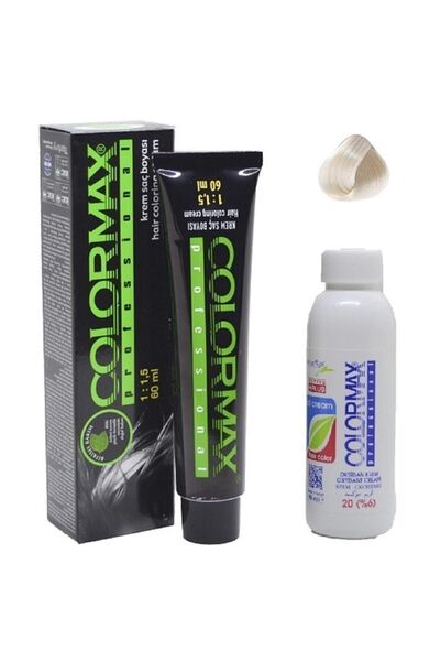 Colormax 901 Süper Açıcı Küllü Sarı Oksidan Krem