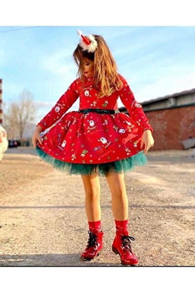 EFSACE Green Christmas New Year I Rushed Dress