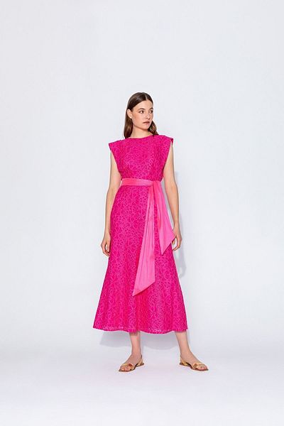 KAMEYA Midi Dress with Back Detail