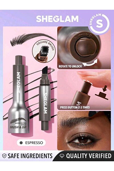 SHEGLAM Liquide kaş fırçası daldırma ESPRESSO