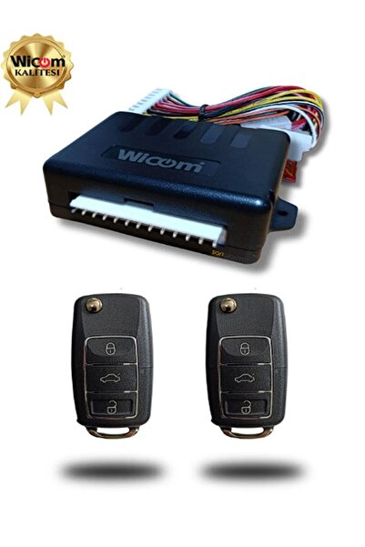 WICOM Oto Merkezi Kilit Açma Kapama Modülü 2 Kumandalı Volkswagen Model Uyumlu