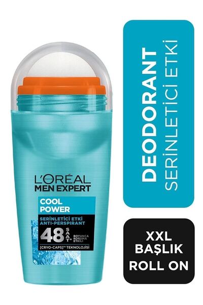 L'Oreal Paris Men Expert Cool Power Erkek Deodorant Roll On 50 ml