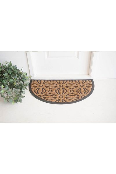 ORCHID MOULDED PANAMA NATURAL DOORMAT 45X75 CM