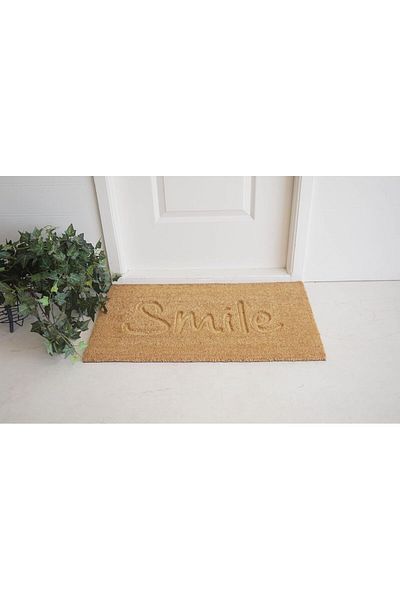 ORCHID SMILE PRESSED COIR DOORMAt 45x75 CM